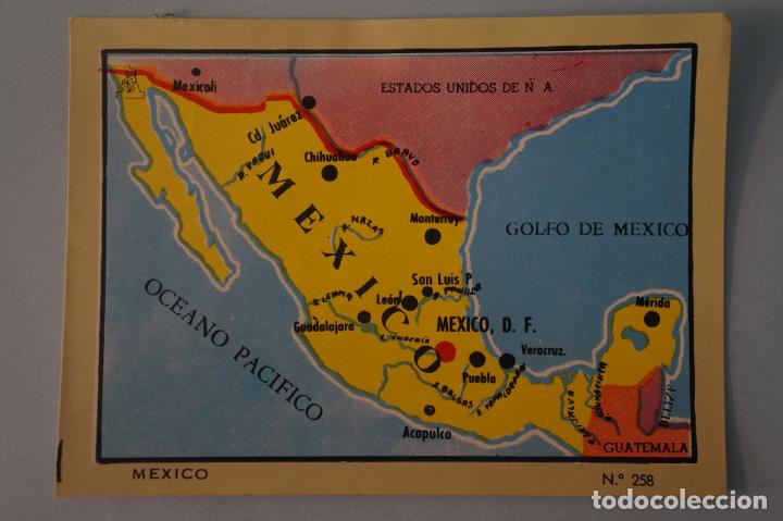 Coleccionismo cromos antiguos: CROMO DE MEXICO DESPEGADO N&ordm; 258 A&Ntilde;O 1962 DEL ALBUM COLECCION UNIVERSAL DE ALES