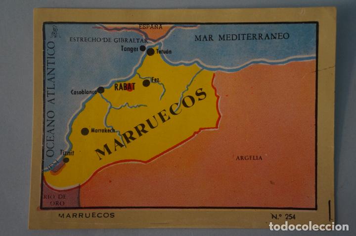 Coleccionismo cromos antiguos: CROMO DE MARRUECOS DESPEGADO N&ordm; 254 A&Ntilde;O 1962 DEL ALBUM COLECCION UNIVERSAL DE ALES