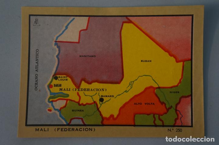 Coleccionismo cromos antiguos: CROMO DE MALI FEDERACION DESPEGADO N&ordm; 250 A&Ntilde;O 1962 DEL ALBUM COLECCION UNIVERSAL DE ALES