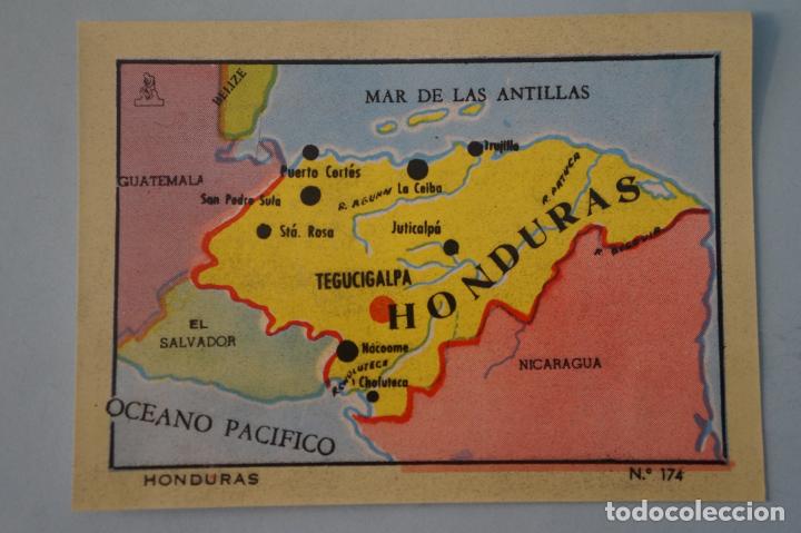 Coleccionismo cromos antiguos: CROMO DE HONDURAS DESPEGADO N&ordm; 174 A&Ntilde;O 1962 DEL ALBUM COLECCION UNIVERSAL DE ALES