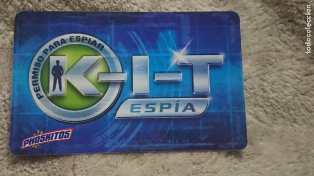 Coleccionismo Cromos antiguos: TARJETA PERMISO PARA ESPIAR KIT ESPIA DE PHOSKITOS