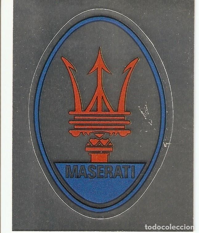 Coleccionismo cromos antiguos: CROMO ADHESIVO PANINI 1980 MASERATI