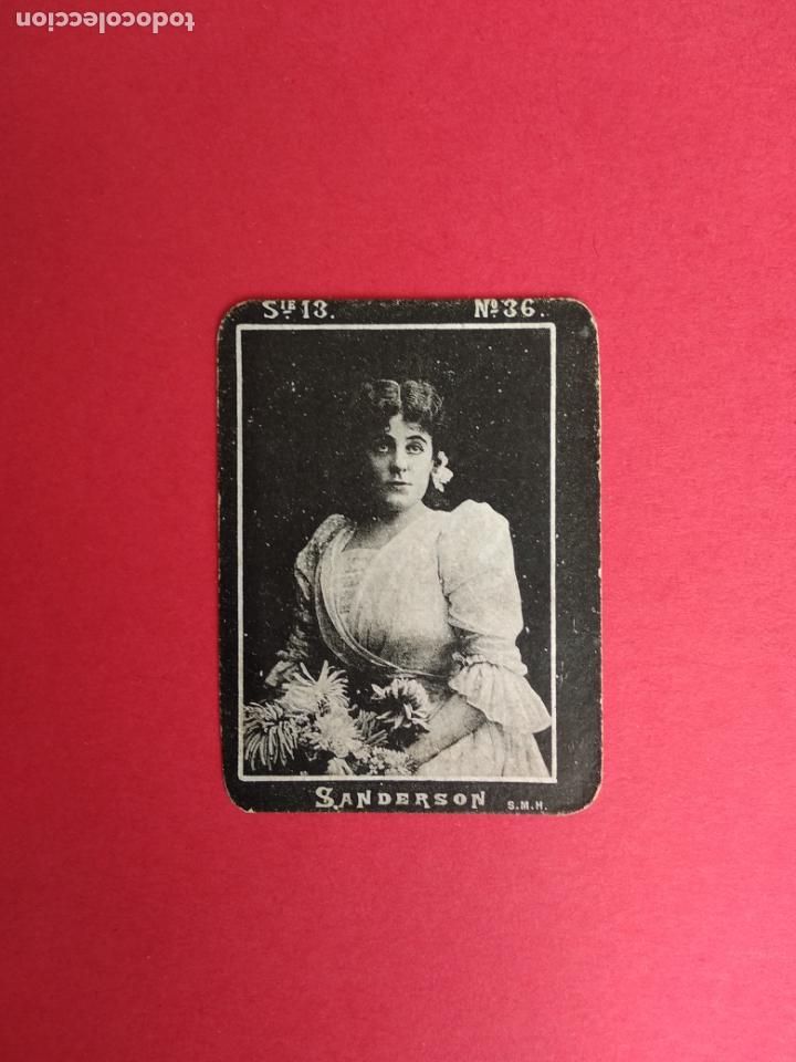 Collectable Antique Stickers: FOTOTIPIA CAJAS DE CERILLAS SERIE N&ordm; 13 CROMO N&ordm; 36 SANDERSON