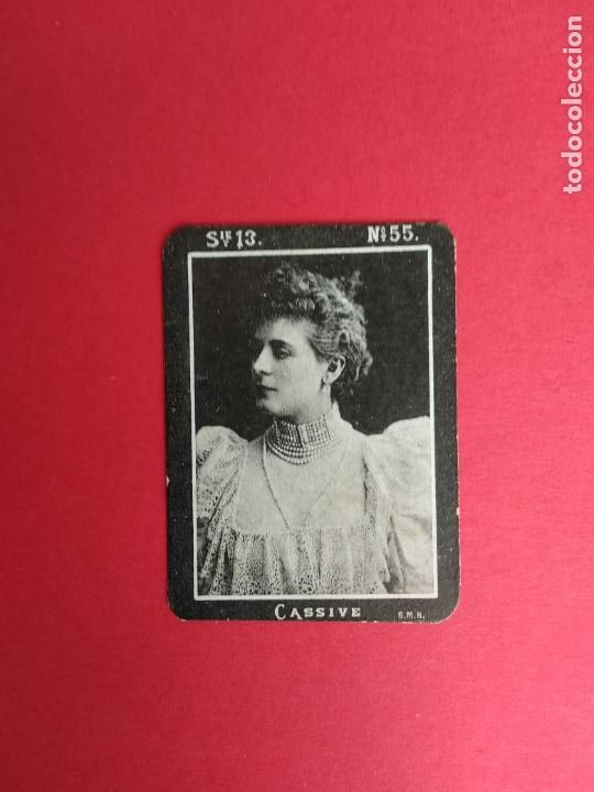 Collezionismo Figurine antiche: FOTOTIPIA CAJAS DE CERILLAS SERIE N&ordm; 13 CROMO N&ordm; 55 CASSIVE