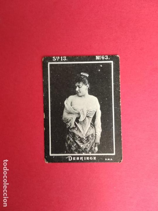 Collectable Antique Stickers: FOTOTIPIA CAJAS DE CERILLAS SERIE N&ordm; 13 CROMO N&ordm; 63 DEBRIEGE