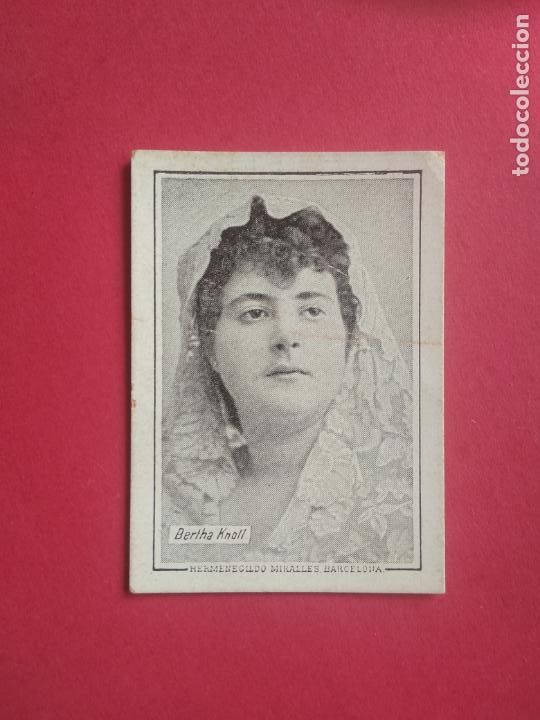 Coleccionismo Cromos antiguos: CROMOS COMPA&Ntilde;IA GENERAL TABACOS DE FILIPINAS SERIE A N&ordm; 6 BERTHA KNOLL