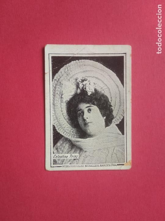 Coleccionismo Cromos antiguos: CROMOS COMPA&Ntilde;IA GENERAL TABACOS DE FILIPINAS SERIE A N&ordm; 40 CELESTINE PRINZ