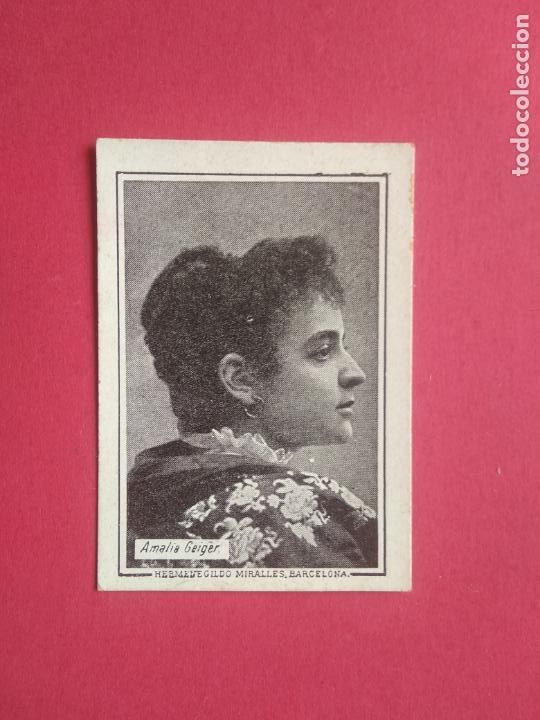 Coleccionismo Cromos antiguos: CROMOS COMPA&Ntilde;IA GENERAL TABACOS DE FILIPINAS SERIE A N&ordm; 43 AMALIA GEIGER