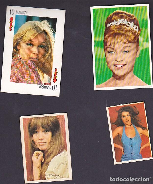 Coleccionismo cromos antiguos: LOTE DE 4 CROMOS MARISOL - Foto 1