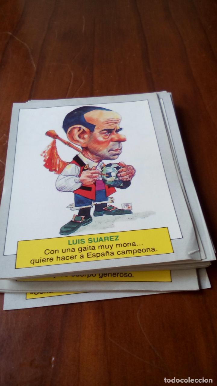 Coleccionismo cromos antiguos: cromo karikatas LUIS SUAREZ - Foto 1
