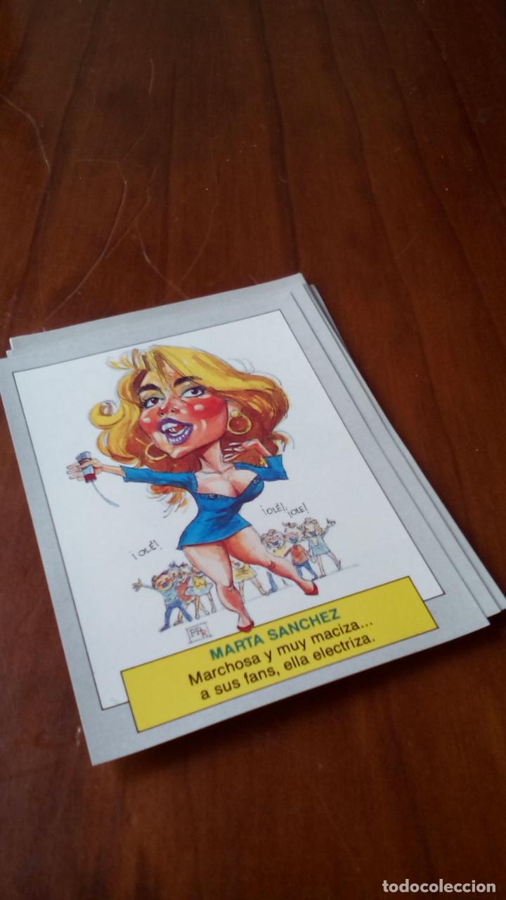 Coleccionismo cromos antiguos: cromo karikatas MARTA SANCHEZ 101