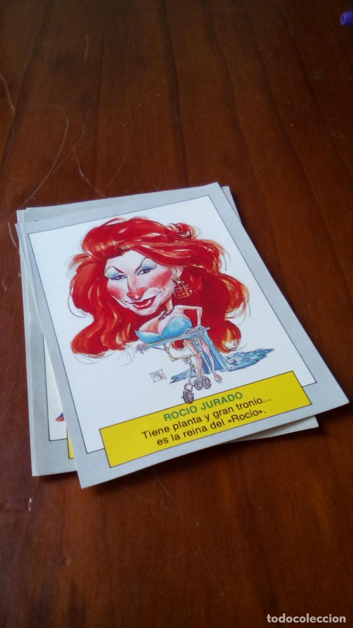 Coleccionismo cromos antiguos: cromo karikatas ROCIO JURADO - Foto 1