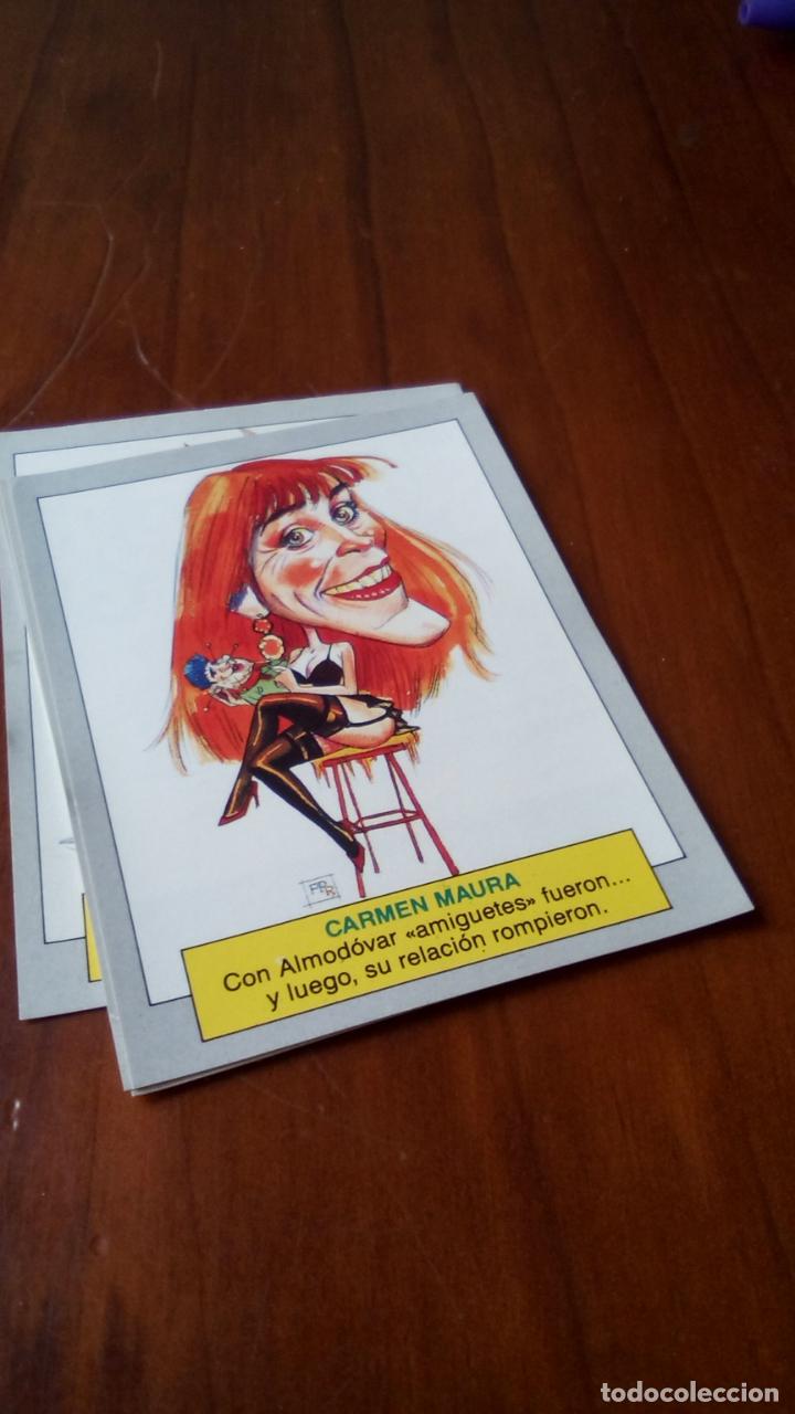 Coleccionismo cromos antiguos: cromo karikatas CARMEN MAURA - Foto 1
