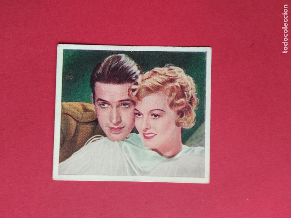 Coleccionismo Cromos antiguos: ACTOR ACTRIZ CINE GODFREY PHILLIPS FAMOUS LOVE SCENES CROMO N&ordm; 28 MARGARET SULLAVAN JAMES STEWART
