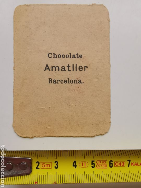 Coleccionismo cromos antiguos: Cromo chocolate Amatller. Cuento D4 - Foto 3