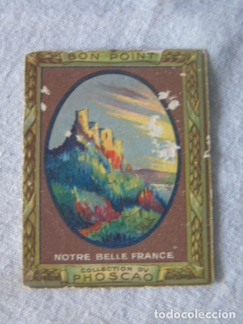 Coleccionismo cromos antiguos: etiqueta cromo punto phoscao bon point alsace vieux burg d alsace