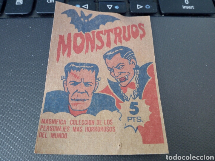 Coleccionismo cromos antiguos: CROMO DE LA COLECCI&Oacute;N MONSTRUOS. NUM. 3. LA MOMIA - Foto 2