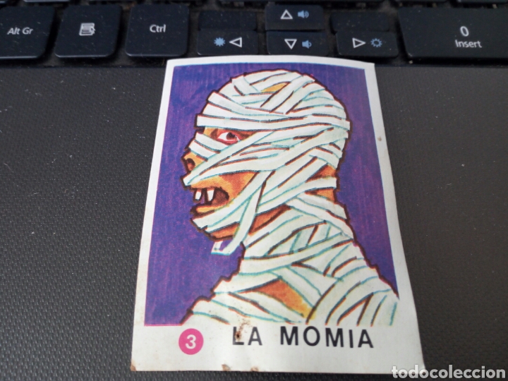 Coleccionismo cromos antiguos: CROMO DE LA COLECCI&Oacute;N MONSTRUOS. NUM. 3. LA MOMIA - Foto 1