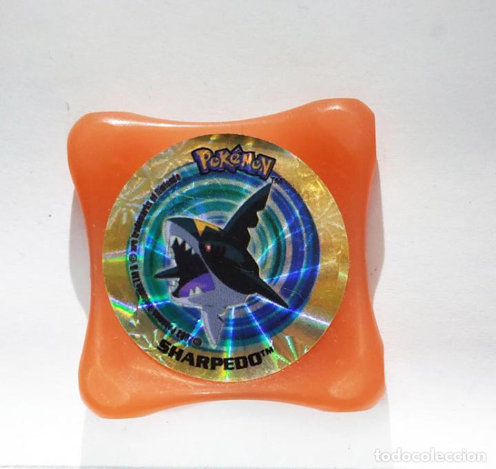 Coleccionismo cromos antiguos: TAZO , TAZOS POKEMON ADVANCED WAPS , NINTENDO PLASTICO , SHARPEDO - Foto 1