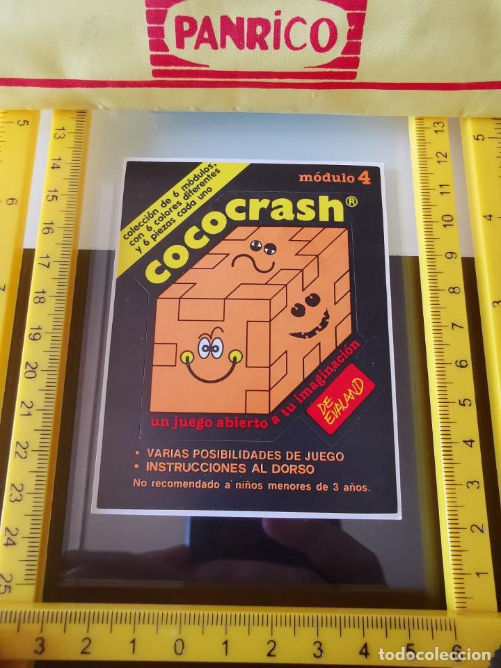 Coleccionismo cromos antiguos: CROMO PEGATINA COCOCRASH DE EVALAND COCO-CRASH M&Oacute;DULO 4 NARANJA - Foto 1