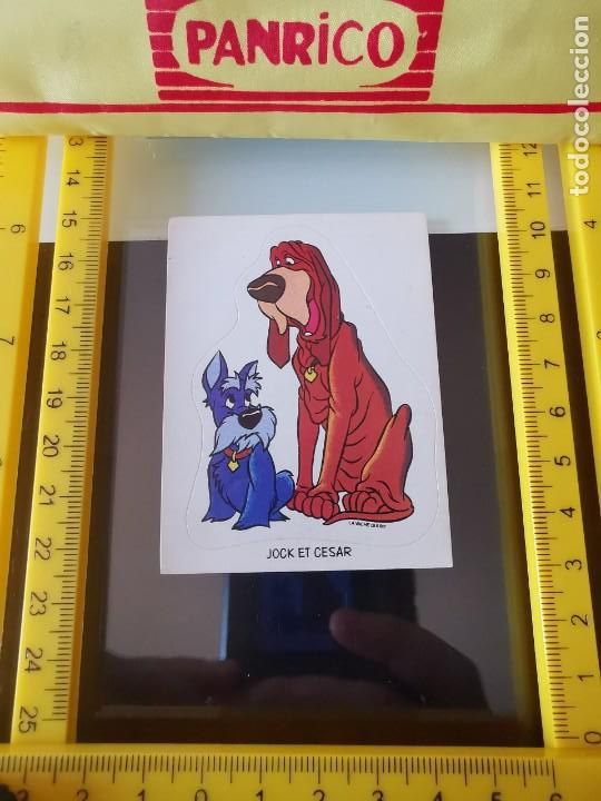 Coleccionismo cromos antiguos: CROMO DISNEY LA DAMA Y EL VAGABUNDO LA VACA QUE R&Iacute;E