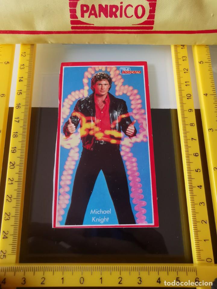 Coleccionismo Cromos antiguos: CROMO PEGATINA SIN PEGAR TELE INDISCRETA SERIE TV COCHE FANT&Aacute;STICO TELEINDISCRETA