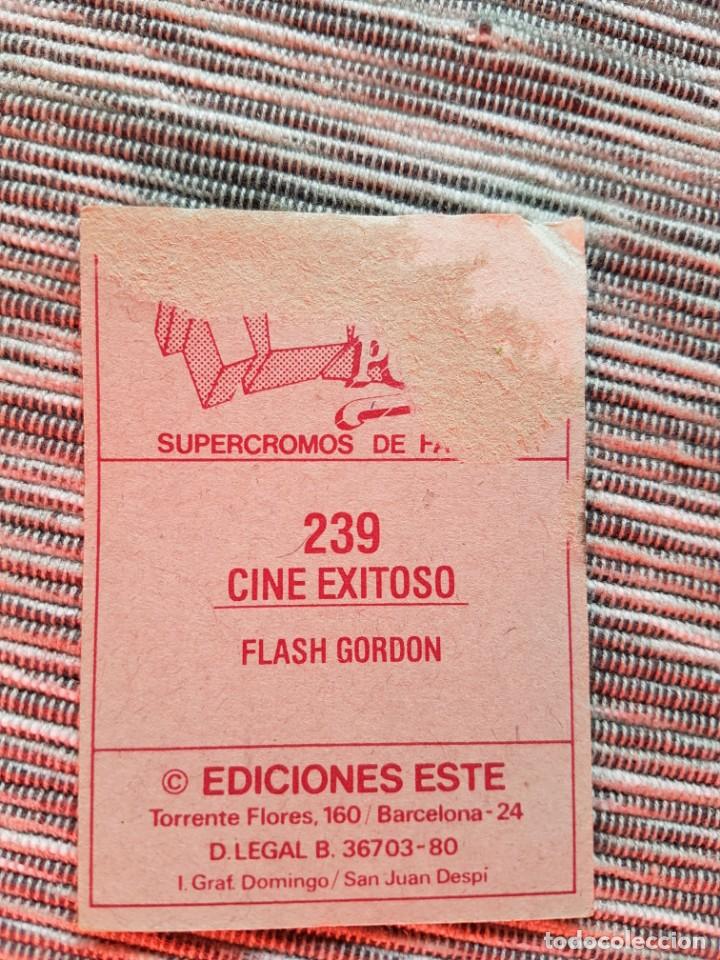 Coleccionismo cromos antiguos: TELEPOP TELE POP N&ordm; 239 FLASH GORDON DESPEGADO - Foto 2
