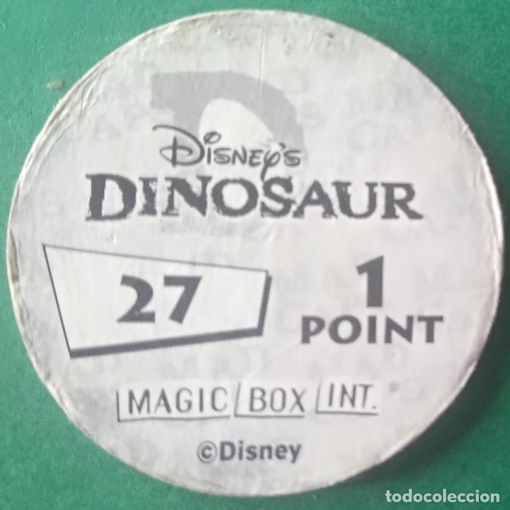 Coleccionismo cromos antiguos: TAZO  DINOSAURIOS  N&ordm; 27 MAGIC BOX DISNEYS - Foto 2