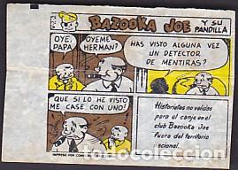 Coleccionismo cromos antiguos: CROMO CHICLES BAZOOKA BAZOOKA Y SUS AMIGOS - Foto 1