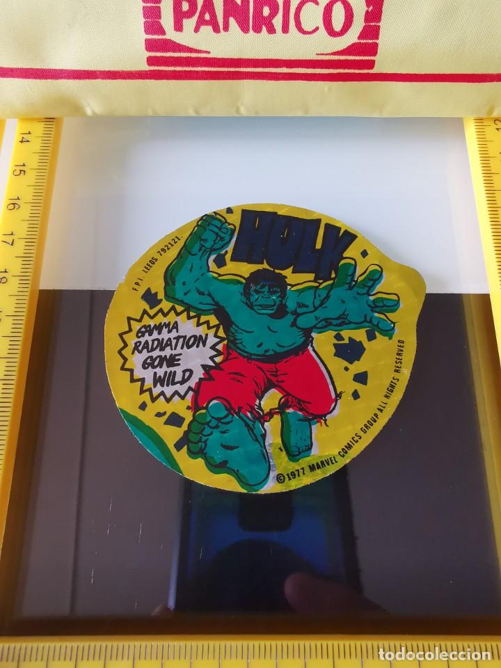 Coleccionismo cromos antiguos: CROMO HOLOGR&Aacute;FICO INCRE&Iacute;BLE HULK MARVEL COMICS 1979 - Foto 1