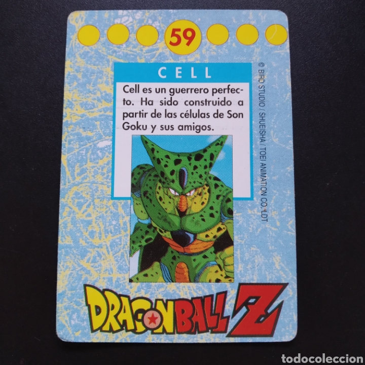 Coleccionismo cromos antiguos: CROMO - N&ordm; 059 - DRAGON BALL Z SERIE 1 (AZUL) - PANINI - Foto 2