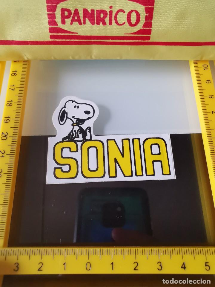 Coleccionismo Cromos antiguos: PEGATINA CROMO SIN PEGAR SNOOPY SONIA