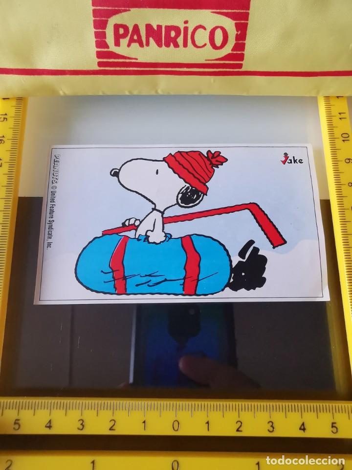 Coleccionismo Cromos antiguos: PEGATINA CROMO SIN PEGAR SNOOPY HOCKEY