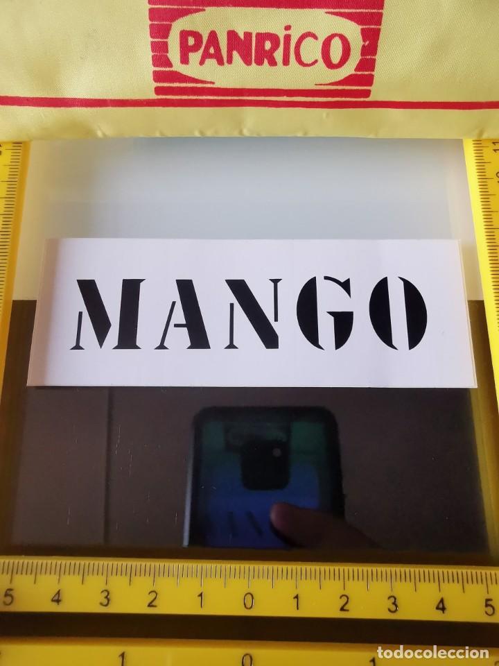 Sammeln alte Sammelbilder: PEGATINA CROMO SIN PEGAR ADHESIVO MARCAS MANGO