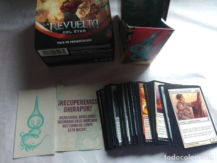 Coleccionismo cromos antiguos: LA REVUELTA DEL ETER-PACK DE PRESENTACION/CARTAS MAGIC THE GATHERING - Foto 4