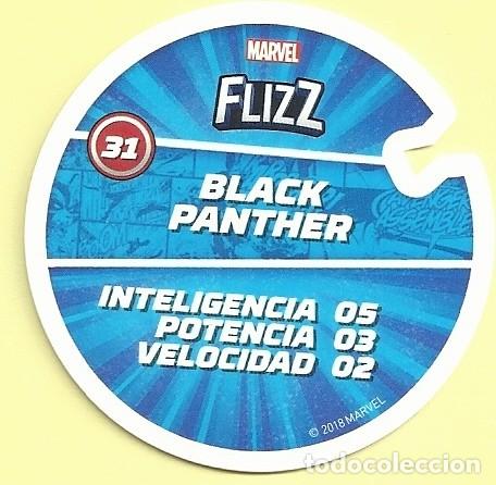 Coleccionismo cromos antiguos: TAZO N&ordm;31 BLACK PANTHER - Foto 2
