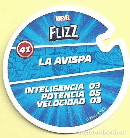 Coleccionismo cromos antiguos: TAZO N&ordm;41 LA AVISPA MARVEL FLIZZ CARREFOUR 2018 - Foto 2