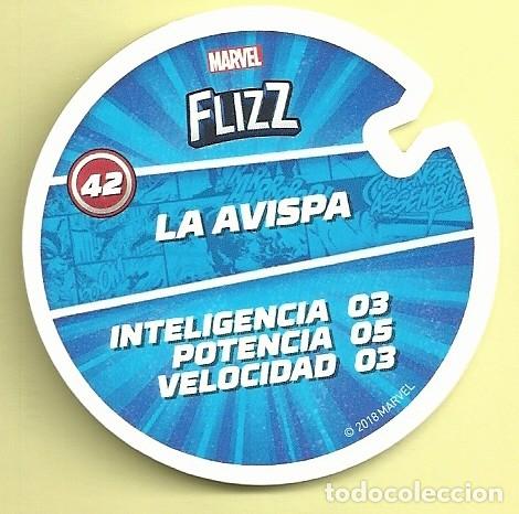 Coleccionismo cromos antiguos: TAZO N&ordm;42 LA AVISPA MARVEL FLIZZ CARREFOUR 2018 - Foto 2