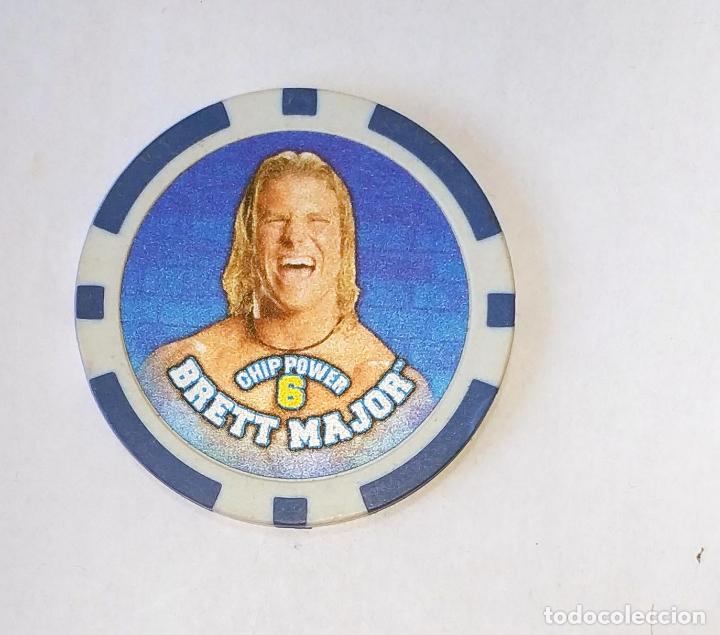 Coleccionismo Cromos antiguos: COLECCI&Oacute;N TAZOS , TAZO , PLASTICO DURO , MASTERTAZO , WWE BRETT MAJOR