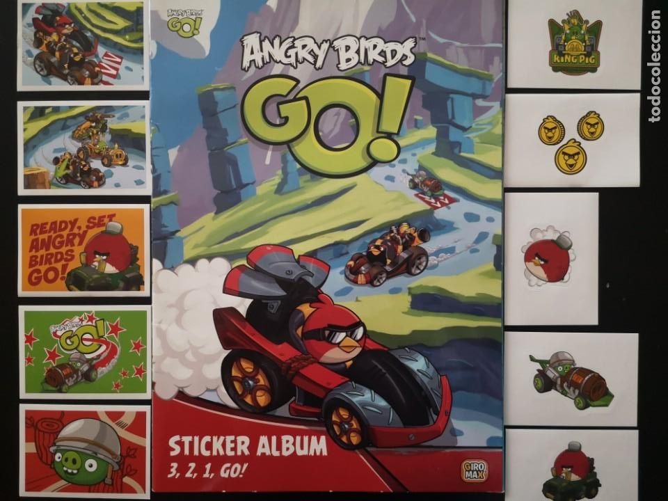 Coleccionismo Cromos antiguos: CROMOS STICKERS ANGRY BIRDS GO! (2014 E-MAX) -ELIGE-
