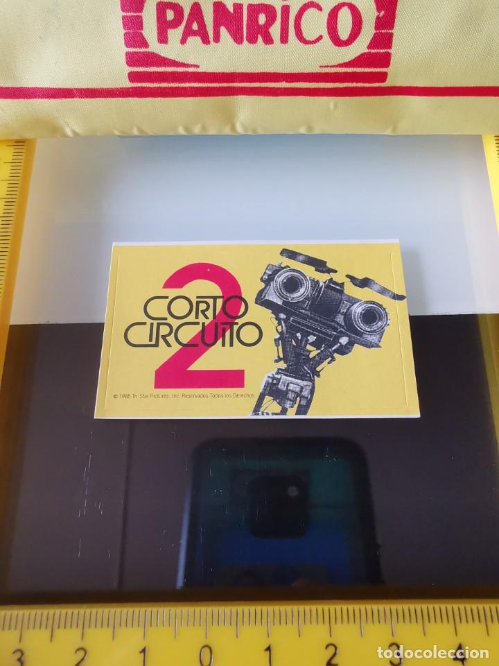 Sammeln alte Sammelbilder: CROMO PEGATINA SIN PEGAR PUBLICIDAD PEL&Iacute;CULA CORTO CIRCUITO 2 PROMOSTAFF