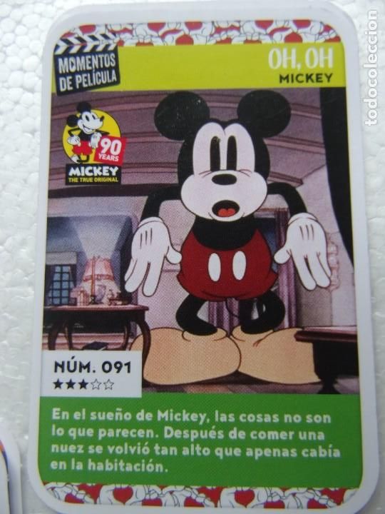 Coleccionismo cromos antiguos: DISNEY MOMENTOS DE PEL&Iacute;CULA NUM. 091 - Foto 1