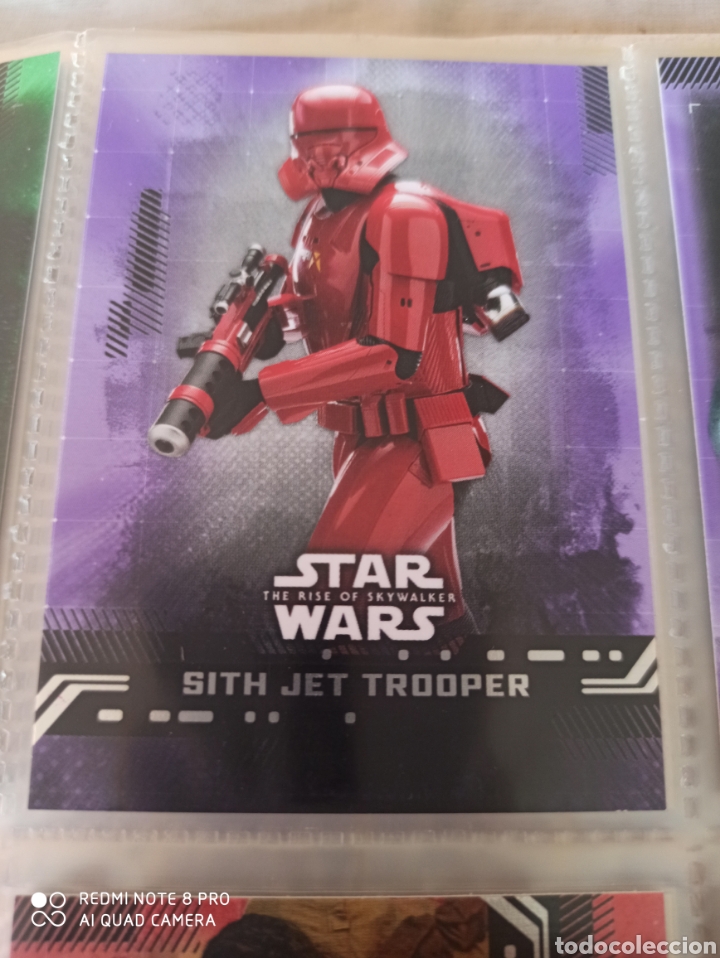 Coleccionismo cromos antiguos: N&deg;41 Morado Star Wars el ascenso de skywalker topps 2019