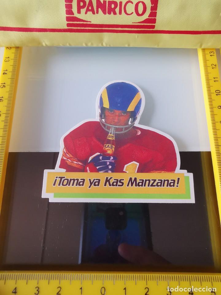 Coleccionismo cromos antiguos: CROMO PEGATINA SIN PEGAR PUBLICIDAD MARCAS - BEBIDA KAS MANZANA