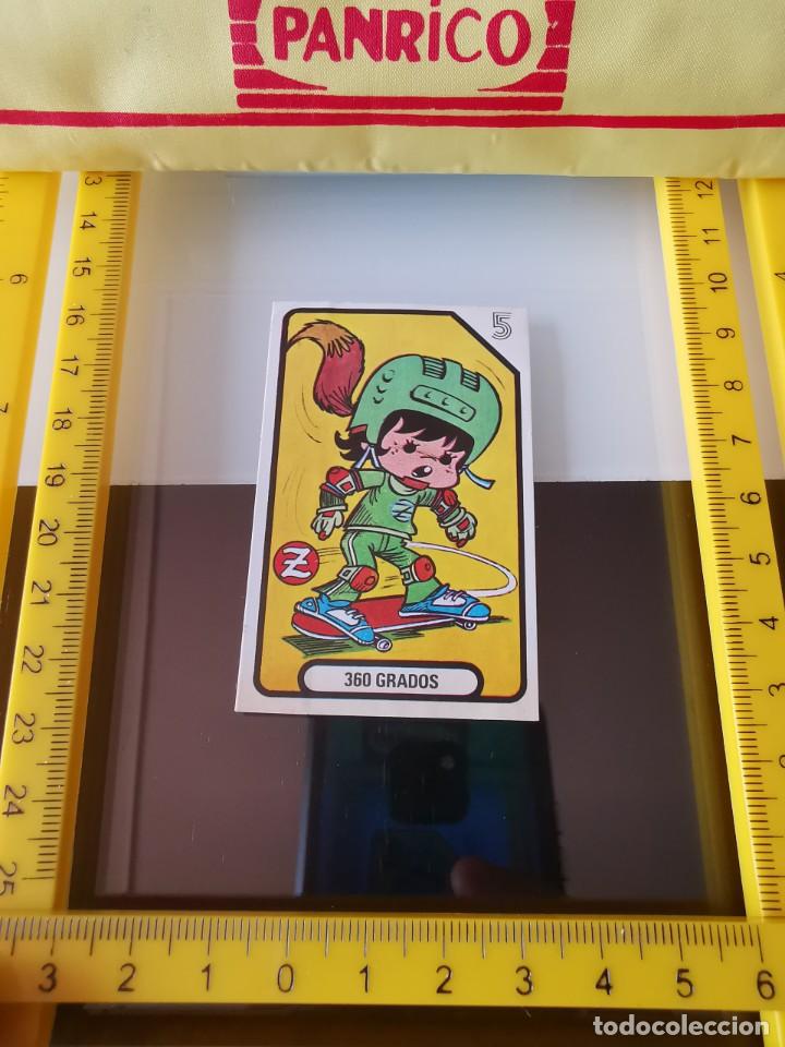 Sammeln alte Sammelbilder: CROMO PEGATINA SIN PEGAR CHOCOLATES ZAHOR - JUANITO ZAHOR CLUB SKATEBOARD N&ordm; 5 360 GRADOS