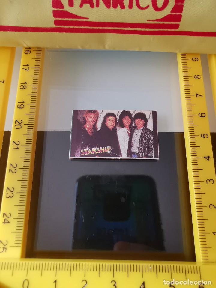 Coleccionismo Cromos antiguos: MINI CROMO PEGATINA REVISTA SUPER POP M&Uacute;SICA - STARSHIP