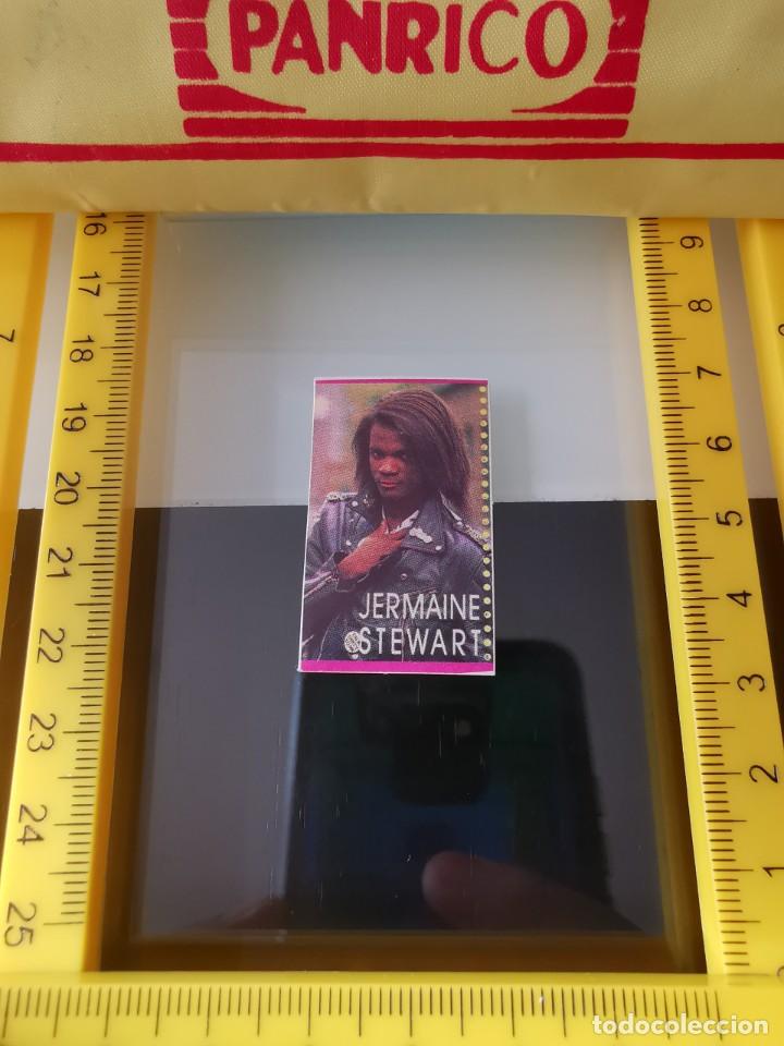 Coleccionismo Cromos antiguos: MINI CROMO PEGATINA REVISTA SUPER POP M&Uacute;SICA - JERMAINE STEWART