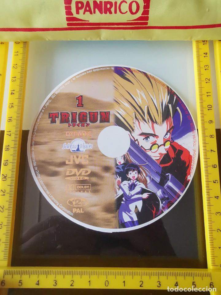 Sammeln alte Sammelbilder: CROMO PEGATINA ETIQUETA PARA DVD MANGA FILMS TRIGUN 1