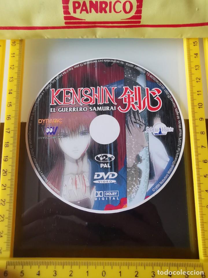 Collectionnisme Cartes &agrave; collectionner anciennes: CROMO PEGATINA ETIQUETA PARA DVD MANGA FILMS KENSHIN EL GUERRERO SAMURAI