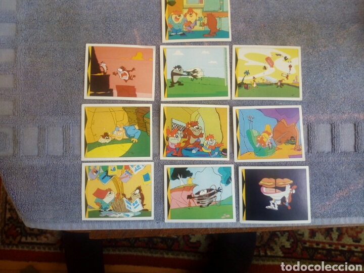 Coleccionismo Cromos antiguos: Lote de 10 Cromos cole MERLIN. TAZ MANIA